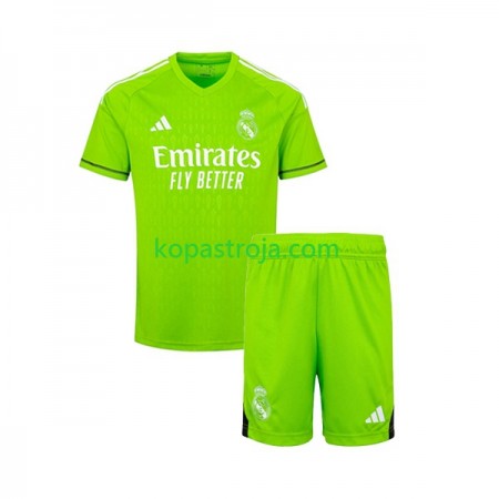 Billiga Fotbollströjor Real Madrid Målvakt Barn Hemma tröja 2023/24 Kortärmad